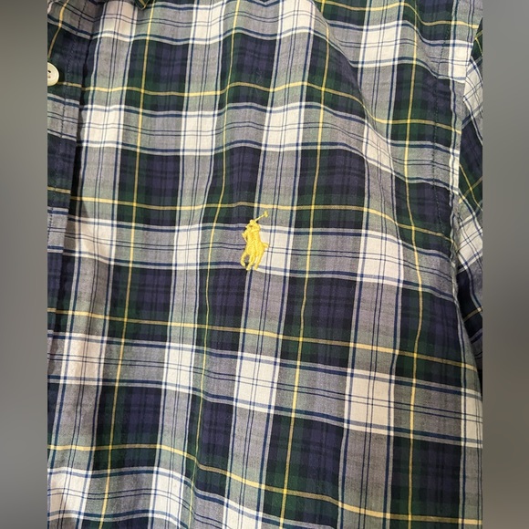 Ralph Lauren Mens Long sleeved Polo button up slim fit shirt - Picture 3 of 7